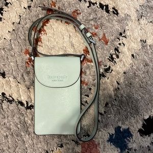 Kate Spade blue cellphone handbag